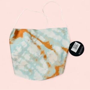 NWT White Fox Boutique Marble Multicolor Crop Top